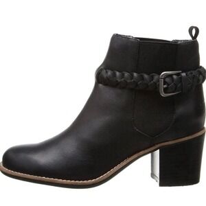 Sperry Top-Sider Women's Liberty Leather Ankle Boots Black Size 11 M